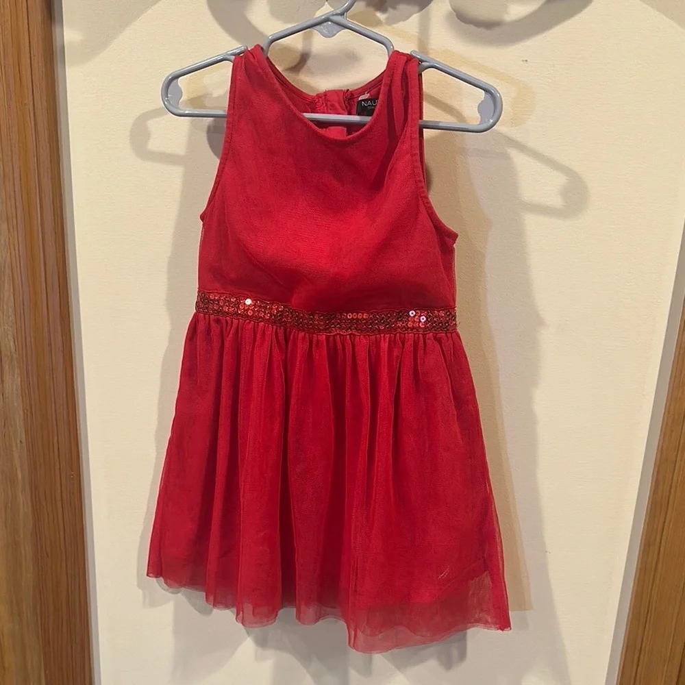 Nautica Red Kids Formal Dress